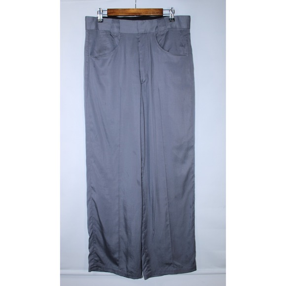 Monitaly Men's Size 34 Gray Lyocell Pants